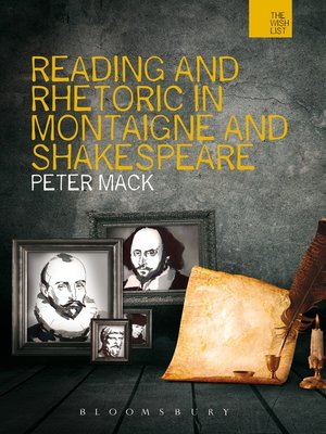 cover image of Reading and Rhetoric in Montaigne and Shakespeare
